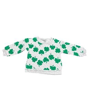 Carters toddlers St Patricks shamrock pullover sweatshirt size 2T